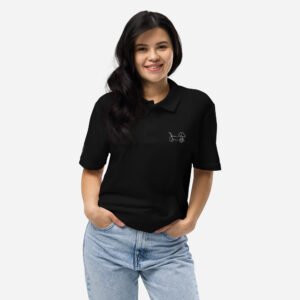 Women's pique polo shirt